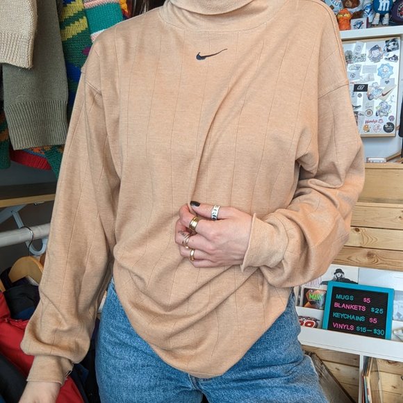 NIKE VINTAGE TURTLENECK LONG SLEEVE SWEATSHIRT - Picture 3 of 5